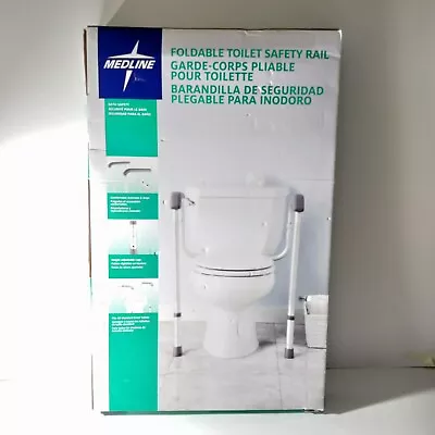 Medline Foldable Toilet Safety Rail NEW Open Box • $21.99