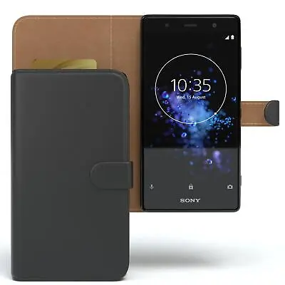 Case For Sony Xperia XZ2 Premium Phonecase Protective Case Cover Flip Black • $18.05