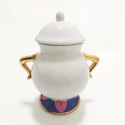 Beauty And The Beast Ceramic Tea Set Mrs Potts Chip Sugar Bowl Sugar Pot Gift • £17.98