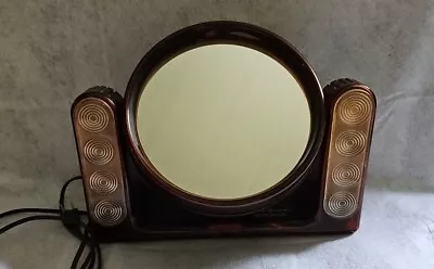 Vintage GE The Looking Glass Lighted Beauty Mirror General Electric Works Great! • $9.77