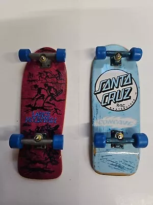 Vintage Tech Deck Lot Of 2 Lance Mountain Powell Peralta And Santa Cruz Concave • $100