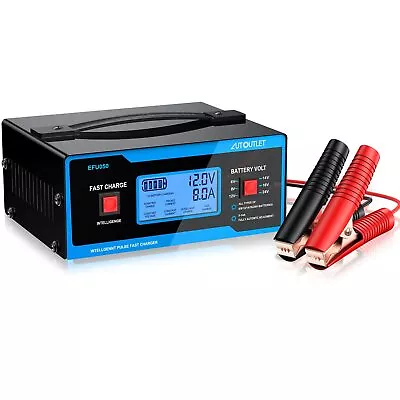 8 Volt Battery Charger Automotive Battery Charger And Maintainer 0-10A With Upgr • $51.24