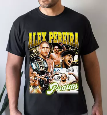 Alex Pereira T-Shirt  Vintage Graphic Tee Fighter Boxer American S-5Xl • $24.98