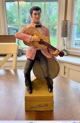 Elvis Presley 1977 Figurine Liquor Bottle Decanter Mccormick 15    Empty • $20