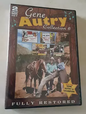 Gene Autry Collection 6 DVD Timeless Media Group LIKE NEW 4 Movies 2 Disc • $9.99