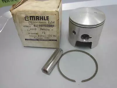 Mahle Incomplete 72mm Piston Kit Bultaco 1972 250 Europa 4669 72L2E 75.10.035/1 • $249.99