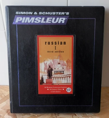 Simon & Schuster’s Pimsleur Russian 1 Third Edition 30 Lessons 16 Audio CDs • £40