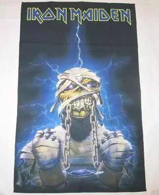 Iron Maiden Powerslave Eddie Fabric Poster Flag 27x42 Heavy Metal UK • $24.26