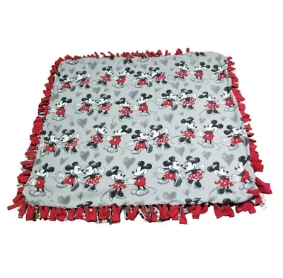 Mickey And Minnie Mouse Hand Tied Blanket  • $20