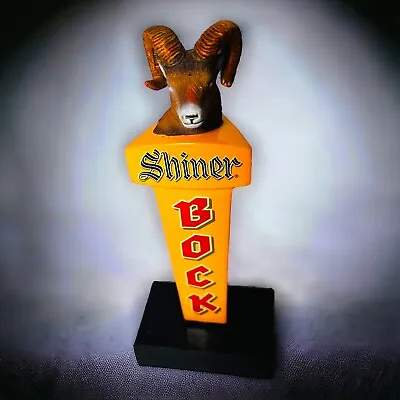 Shiner Bock Ram Shotgun Beer Tap Handle 6  Used Short Mini Keg Marker In Box • $69.99