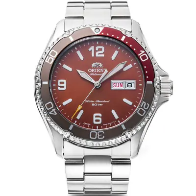 ORIENT Mako RN-AA0820R Limited Mechanical Automatic Watch Bordeaux Dial 41.8mm • $363.56