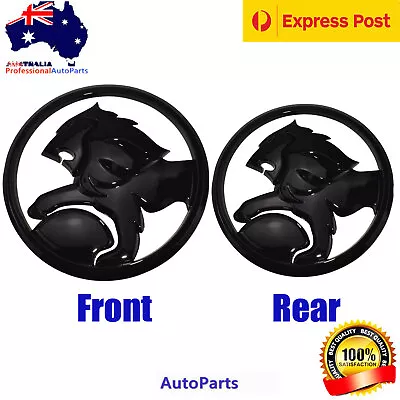 $50.95 • Buy Black Holden Badges - Front And Rear For VF SS SV6 Calais Commodore Sedan