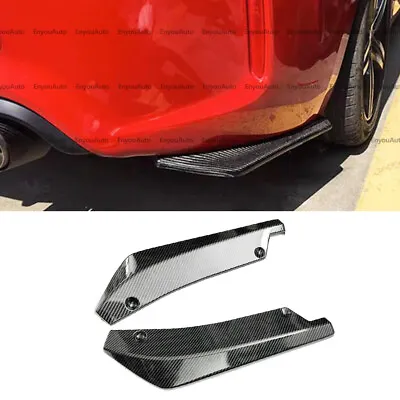 For Mini Cooper R55 R56 F55 F56 Rear Bumper Lip Splitter Diffuser Carbon Fiber • $9.49