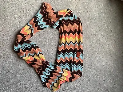 Missoni For Target Infinity Scarf Chevron Knit Zig Zag Wool Blend • $27.99