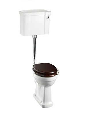 £390 • Buy Burlington Low Level Push Button Toilet Inc Flushpipe Kit, P2, C2 & T31 CHR