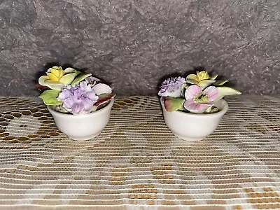 Vintage Coalport Bone China Flower Bowl X 2  A.D. 1750 Made In England • £29.40