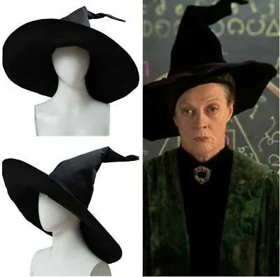 McGonagall Hat Cosplay Costume Professor Minerva Props Cap Gift Party Dress • $13.42