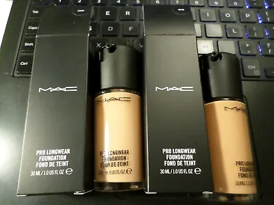 MAC PRO LONGWEAR FOUNDATION / STUDIO WATERWEIGHT NIB F/S 30 Ml / 1 Oz YOU CHOOSE • $34.90