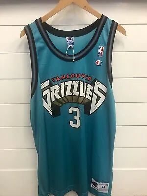 Vintage NWOT Vancouver Grizzlies Shareef Abdur Rahim #3 Champion Jersey • $200