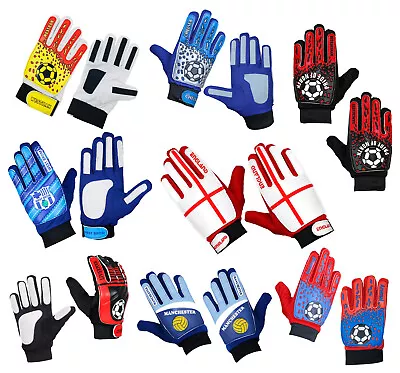 Kids Boys Gloves Children's Junior Football Goalkeeper Goalie Kids Spine 17cm • £4.99