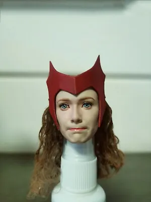 Plastic Scarlet Witch Scarf Headdress Helmet Model Toys Fit 1/6 Scale Head Model • $27.34