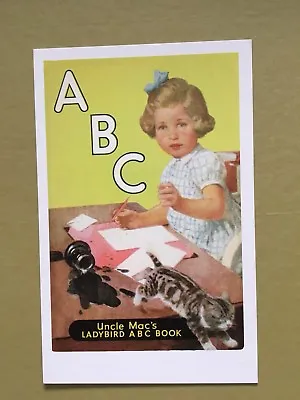 Vintage Ladybird Classics Book Cover Uncle Macs ABC Book Postcard New • £1.29