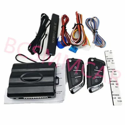 Car Remote Start Kit Alarm Keyless Entry System Central Door Lock Set Universal • $44.90