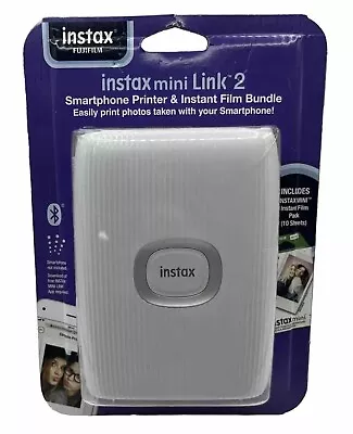 Fujifilm Instax Mini Link 2 Smartphone Printer Bundle With Instant Film Sealed • $69.99