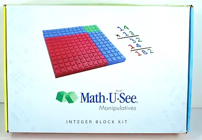 Math U See Manipulatives Integer Block Kit 129 Pieces 99% Complete. Educational! • $44.95