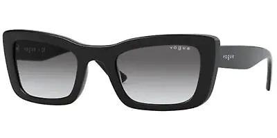 Vogue Women's Black Cat Eye Sunglasses W/ Gradient Lens - VO5311SF W4411 52 • $39.99