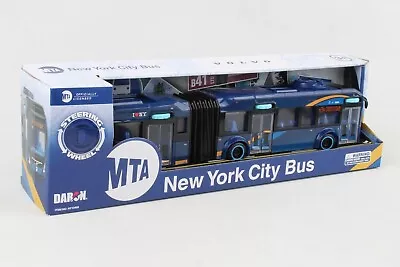 Daron MTA New York City Articulated Volvo Bus New Paint Scheme 1:43 Scale Blue • $34.45