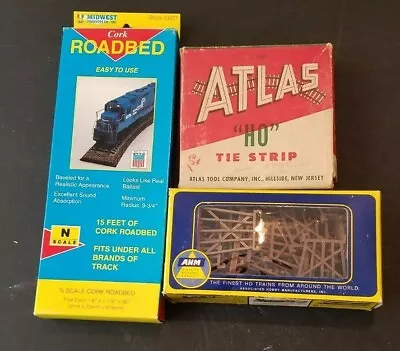 Huge Mixed Lot Ho & N Trestle Tie Strip Roadbed Scale • $16.99