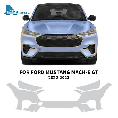 Front Bumper Precut Paint Protection Film For Ford Mustang Mach-E GT 2022-2023 • $104.99