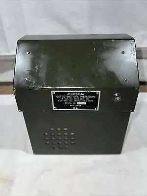Vietnam Era Marine Corps Earth Vibration Intrusion Detecting Set AN/PSR-1A USA • $199.99