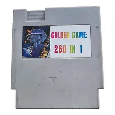 Golden Game : 260 In 1 [ Nintendo ] NES Tested Work • $29.26