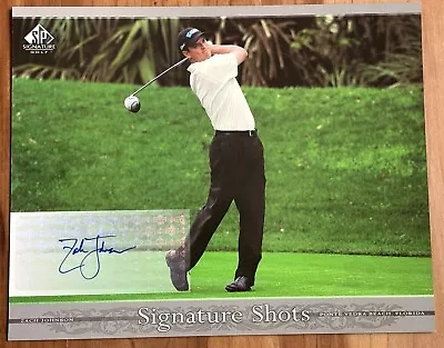 2005 SP Signature Zach Johnson Signature Shots Autographed 8x10 • $20