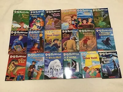 A To Z Mysteries Children's Chapter Book Lot Set Of 18 By Roy Ron • $29.99