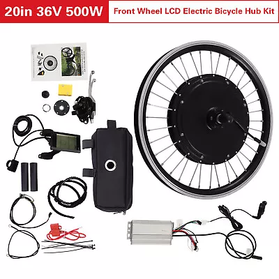 36V 500W Electric Bicycle Motor Conversion Kit Front Wheel E Bike Hub Motor Kit • $202.35