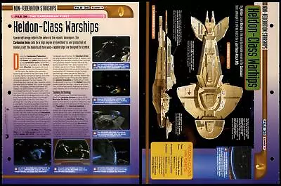 £1.49 • Buy Keldon-Class Warships - The Cardassian Fleet - Star Trek Fact File Page