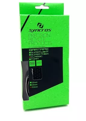 Syncros Classic Road Bike Bar Tape 3cm X 200cm 3mm Thick Black • $24.99