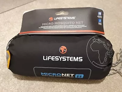 Lifesystems Micro Mosquito Net  - Double Quick Hang - EX8 Repellent Formula • £29.99