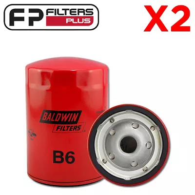 2 X B6 Baldwin Oil Filter - Z24 WZ24 P550035 LF653 25013454 51061 C6531 • $59.95