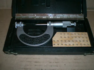 Mahr 1-2  .0001 Thread Pitch Micrometer With Case • $250