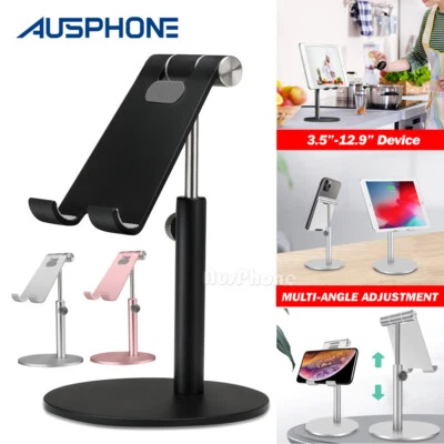 Adjustable Aluminum Tablet Stand Holder Desk Table Mount For IPad IPhone Samsung • $16.95