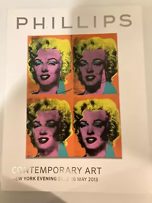 Phillips Contemporary Art May 2013 16 Auctions Catalog Marilyn Monroe • $25.34