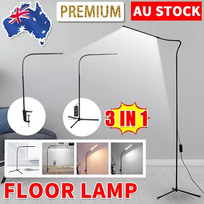 $39.45 • Buy Adjustable Floor Lamp Morden Reading Corner Standing LED Light Living Dimmable