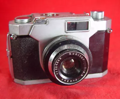 Konilette 35 Viewfinder Camera W/Konitor 45mm F3.5 Lens For Parts Or Repair • $14.99