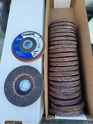 Radnor 64000668 Ceramic Type 27 80 Grit  5  X 7/8 Steel/Metal Flap Disc • $15