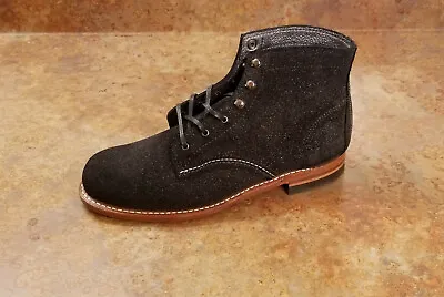 New! Wolverine '1000 Mile' W40074 Boot Black Leather Womens Size 9.5 B MSRP $385 • £107.04