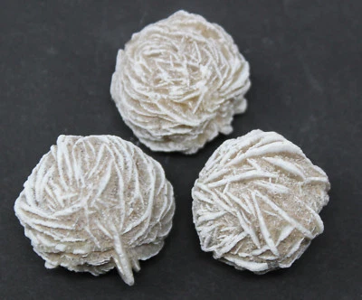 $6.85 • Buy 3 Desert Rose Selenite Stones (0.5 - 1.5  Crystal Healing Love Stone) Rock Bud
